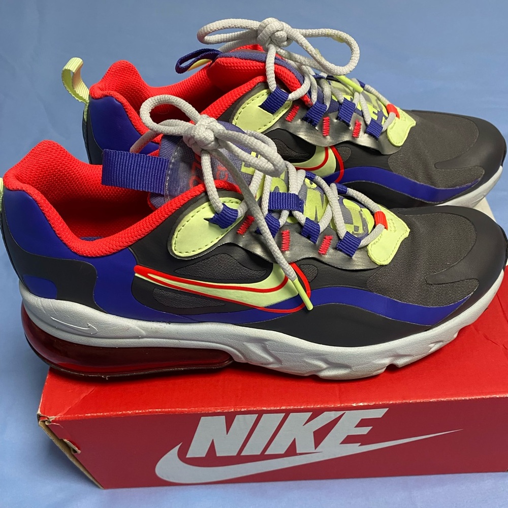 Nike multi color 5.5 youth size and 7.5 in women’s.